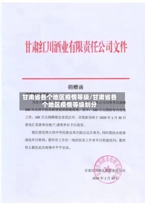 甘肃省各个地区疫情等级/甘肃省各个地区疫情等级划分