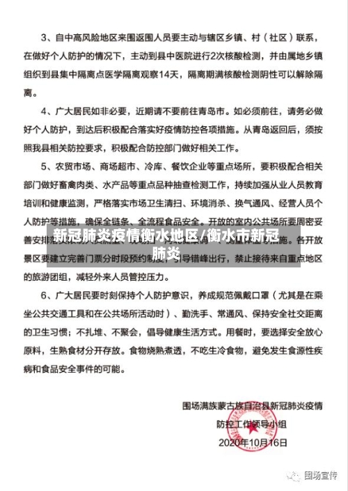 新冠肺炎疫情衡水地区/衡水市新冠肺炎