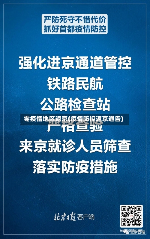 零疫情地区返京(疫情防控返京通告)-第2张图片