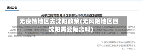 无疫情地区去沈阳政策(无风险地区回沈阳需要隔离吗)-第3张图片