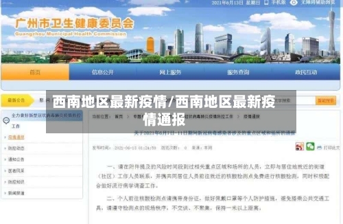 西南地区最新疫情/西南地区最新疫情通报