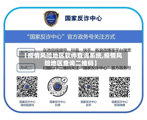 【疫情风险地区软件查询系统,疫情风险地区查询二维码】