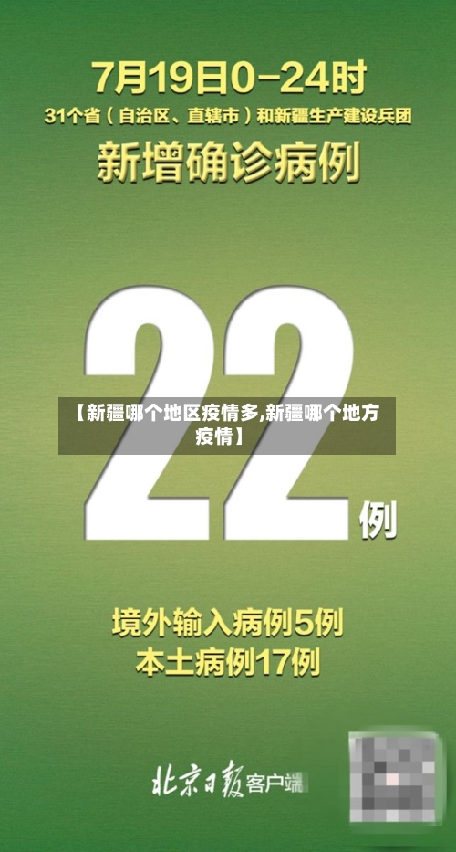 【新疆哪个地区疫情多,新疆哪个地方疫情】-第2张图片
