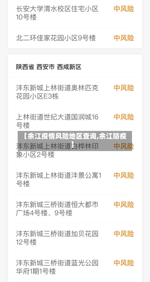 【余江疫情风险地区查询,余江防疫】-第2张图片