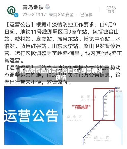 即墨疫情最新高风险地区/即墨病例疫情-第3张图片