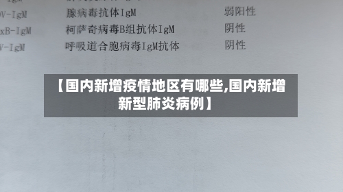 【国内新增疫情地区有哪些,国内新增新型肺炎病例】-第3张图片
