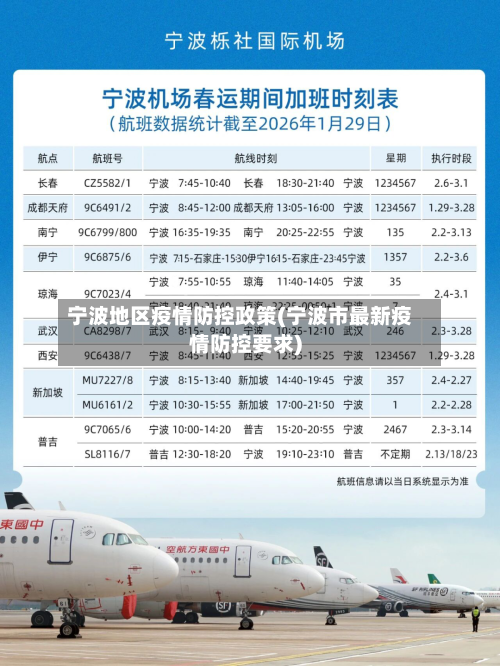 宁波地区疫情防控政策(宁波市最新疫情防控要求)-第2张图片