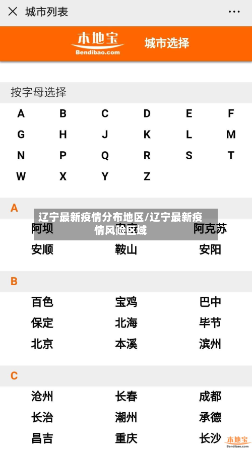 辽宁最新疫情分布地区/辽宁最新疫情风险区域