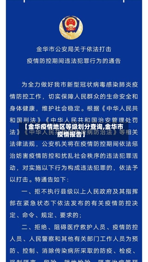 【金华疫情地区等级划分查询,金华市疫情报告】-第2张图片