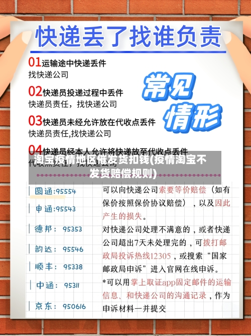 淘宝疫情地区催发货扣钱(疫情淘宝不发货赔偿规则)