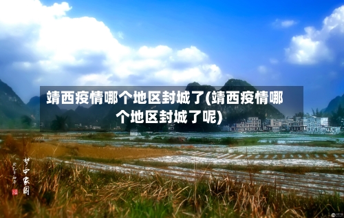 靖西疫情哪个地区封城了(靖西疫情哪个地区封城了呢)