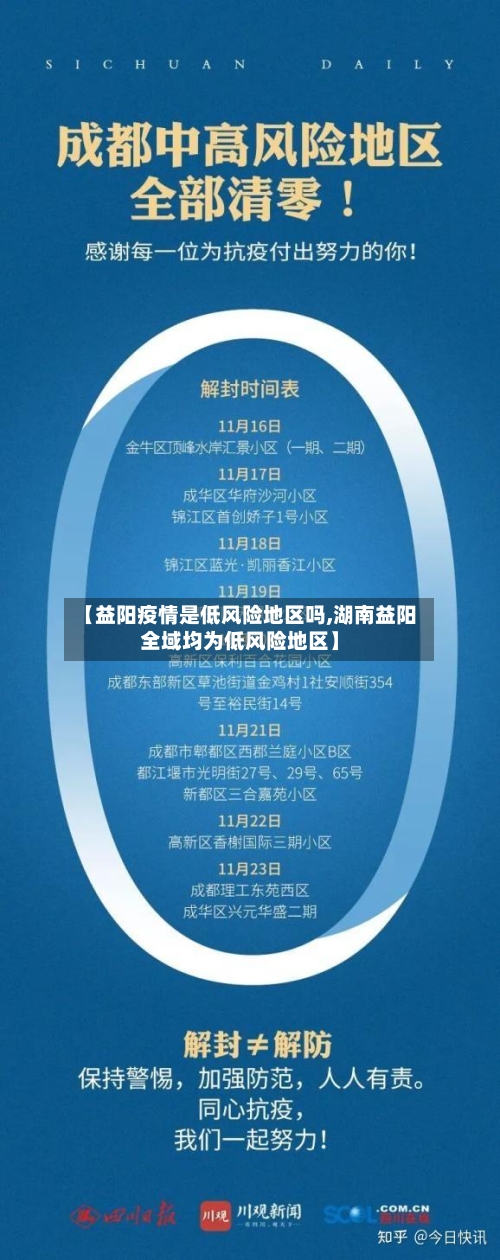 【益阳疫情是低风险地区吗,湖南益阳全域均为低风险地区】