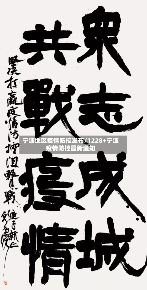 宁波地区疫情防控发布/1228+宁波疫情防控最新通知-第3张图片