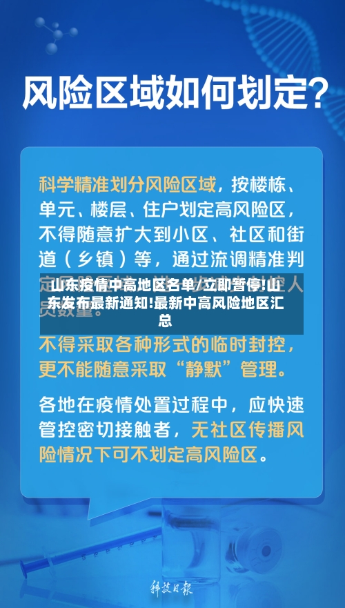 山东疫情中高地区名单/立即暂停!山东发布最新通知!最新中高风险地区汇总-第2张图片