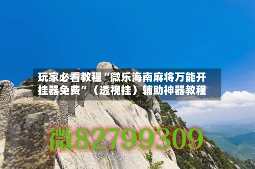 玩家必看教程“微乐海南麻将万能开挂器免费	”（透视挂）辅助神器教程-第2张图片