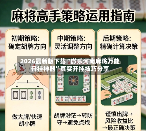 2026最新版下载“微乐河南麻将万能开挂神器”真实开挂技巧分享-第3张图片