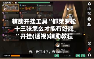 辅助开挂工具“都莱罗松十三张怎么才能有好牌”开挂(透视)辅助教程-第2张图片