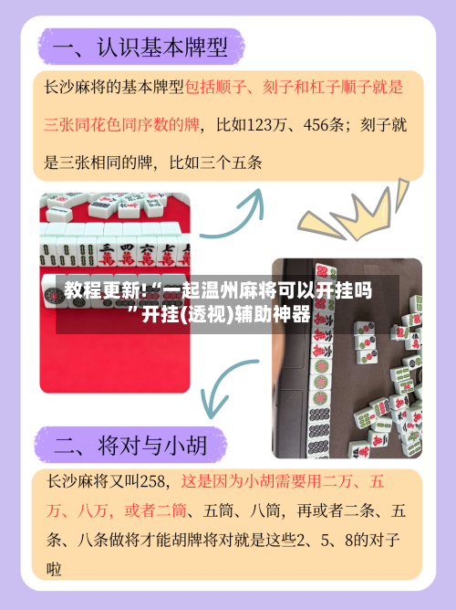 教程更新!“一起温州麻将可以开挂吗”开挂(透视)辅助神器-第3张图片