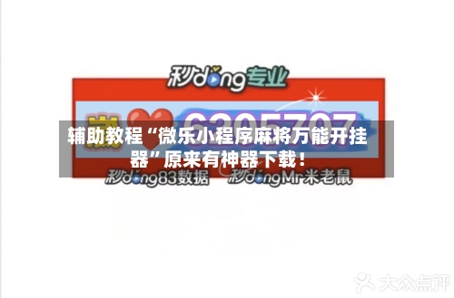 辅助教程“微乐小程序麻将万能开挂器	”原来有神器下载！-第3张图片