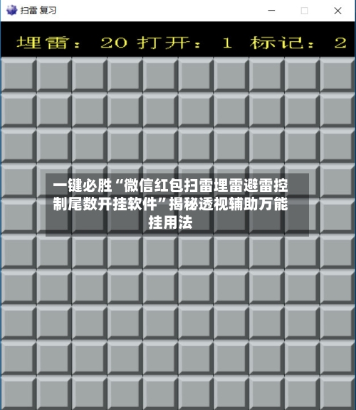 一键必胜“微信红包扫雷埋雷避雷控制尾数开挂软件	”揭秘透视辅助万能挂用法-第2张图片