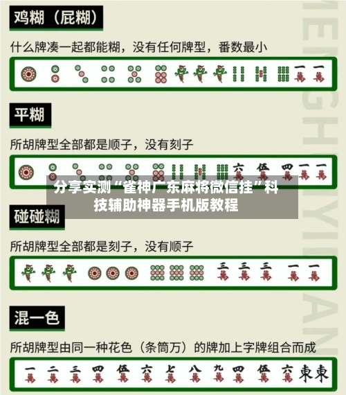 分享实测“雀神广东麻将微信挂	”科技辅助神器手机版教程-第2张图片