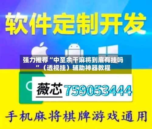 强力推荐“中至余干麻将到底有挂吗	”（透视挂）辅助神器教程-第3张图片