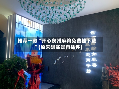 推荐一款“开心泉州麻将免费挂下载	”(原来确实是有插件)-第2张图片