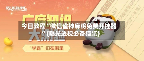 今日教程“微信雀神麻将免费开挂器”(曝光透视必备猫腻)-第2张图片