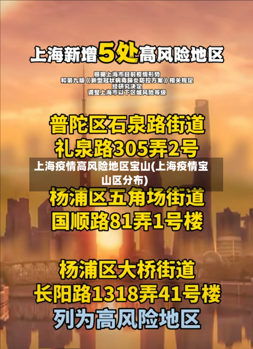 上海疫情高风险地区宝山(上海疫情宝山区分布)-第2张图片