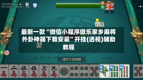 最新一款“微信小程序微乐家乡麻将外卦神器下载安装	”开挂(透视)辅助教程-第3张图片