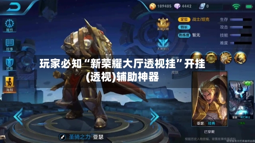 玩家必知“新荣耀大厅透视挂”开挂(透视)辅助神器