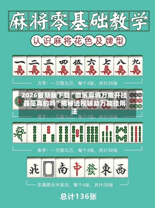 2026最新版下载“微乐麻将万能开挂器是真的吗”揭秘透视辅助万能挂用法-第3张图片