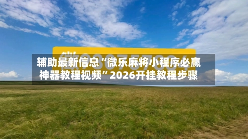 辅助最新信息“微乐麻将小程序必赢神器教程视频”2026开挂教程步骤-第2张图片