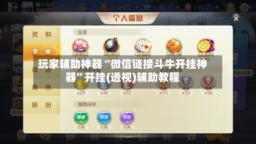 玩家辅助神器“微信链接斗牛开挂神器”开挂(透视)辅助教程-第2张图片