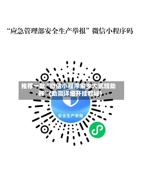 推荐一款“微信小程序家乡大贰辅助器	”(助赢详细开挂教程)-第2张图片