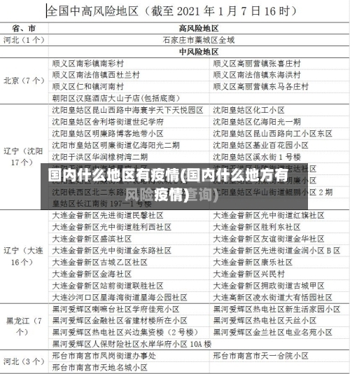 国内什么地区有疫情(国内什么地方有疫情)