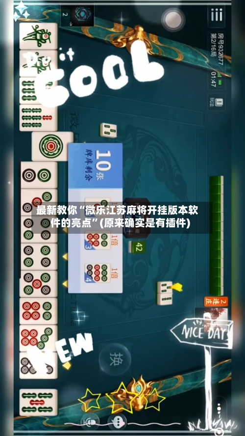 最新教你“微乐江苏麻将开挂版本软件的亮点”(原来确实是有插件)-第2张图片
