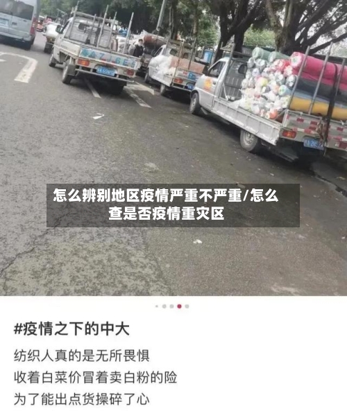 怎么辨别地区疫情严重不严重/怎么查是否疫情重灾区