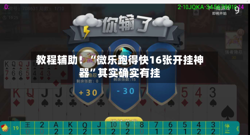 教程辅助！“微乐跑得快16张开挂神器	”其实确实有挂-第2张图片