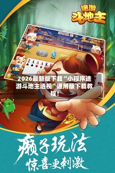 2026最新版下载“小程序途游斗地主透视	”通用版下载教程！-第2张图片