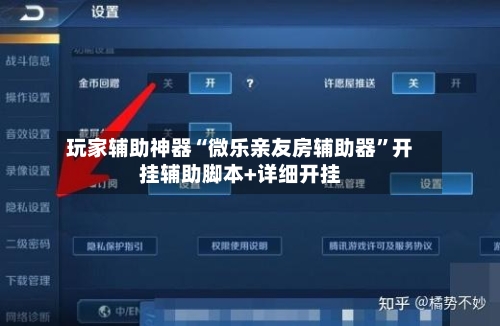 玩家辅助神器“微乐亲友房辅助器”开挂辅助脚本+详细开挂-第2张图片