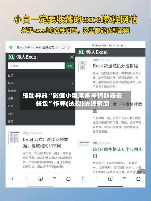 辅助神器“微信小程序雀神辅助器安装包”作弊(透视)透视辅助
