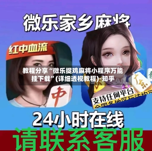 教程分享“微乐捉鸡麻将小程序万能挂下载”(详细透视教程)-知乎-第2张图片
