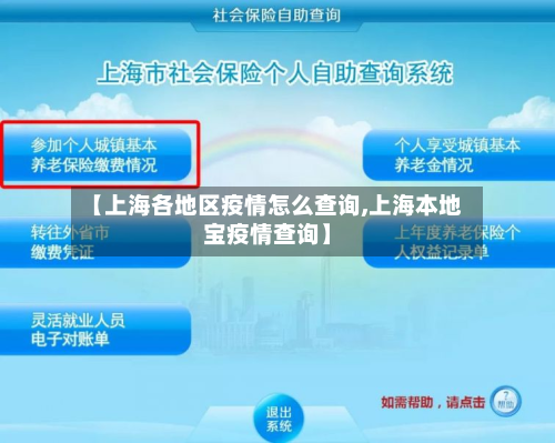【上海各地区疫情怎么查询,上海本地宝疫情查询】