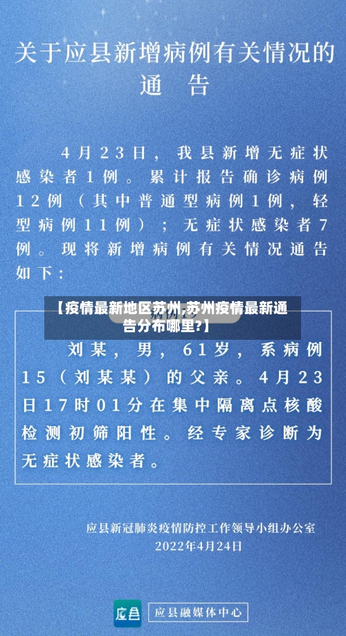 【疫情最新地区苏州,苏州疫情最新通告分布哪里?】-第3张图片