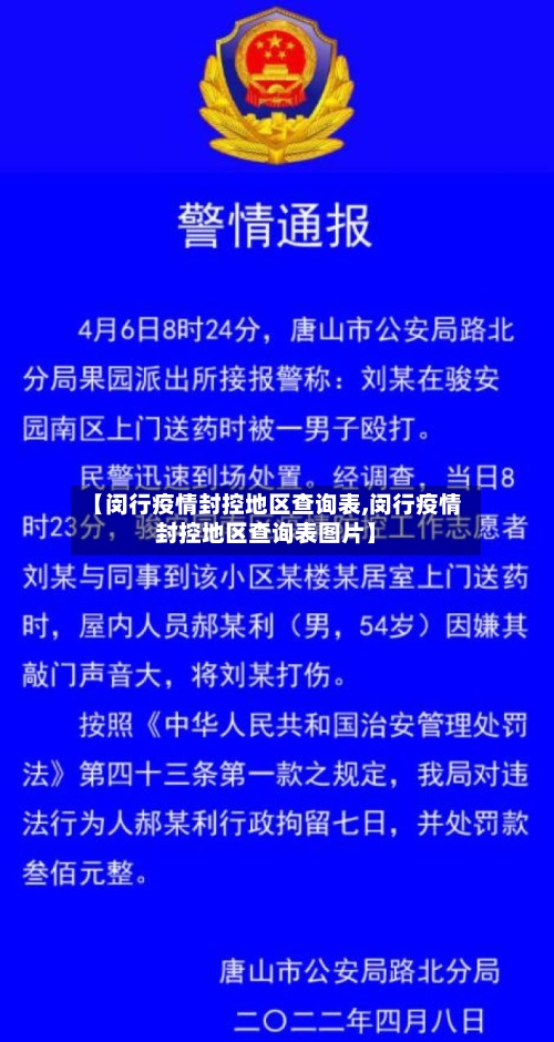 【闵行疫情封控地区查询表,闵行疫情封控地区查询表图片】-第3张图片