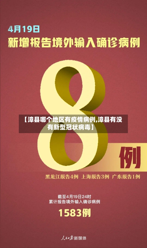 【漳县哪个地区有疫情病例,漳县有没有新型冠状病毒】